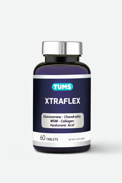 Xtra Flex Glucosamine Chondroitin Msm Hyaluronic Acid Boswellia 60 Tablet - TUMS