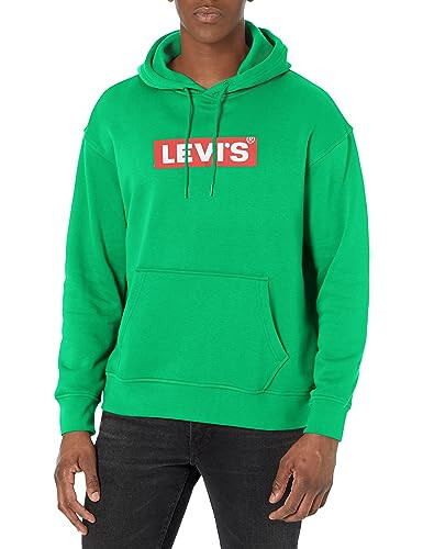 Худи Levi's для мужчин с расслабленным кроем и графическим принтом - 1