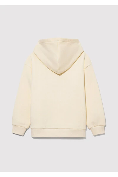 Худи с капюшоном и логотипом, бежевый 6s10052-70072 - 4