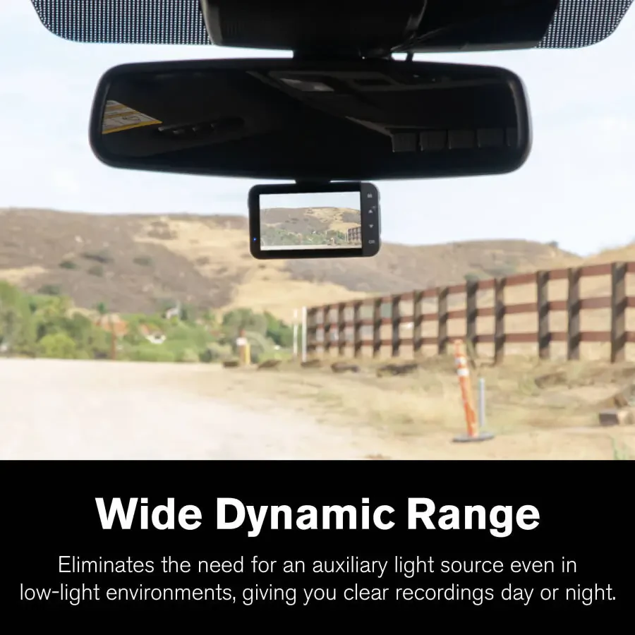 Yada 4K Roadcam Pro GPS с приложением, 150-градусным широкоугольным объективом, 3-дюймовым ЖК-экраном, разрешением UHD, высоким динамическим диапазоном для дневной/ночной съемки. Технология G-сенсора с режимом парковки и записи - 5