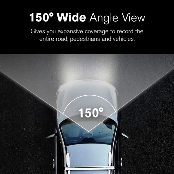 Yada 4K Roadcam Pro GPS с приложением, 150-градусным широкоугольным объективом, 3-дюймовым ЖК-экраном, разрешением UHD, высоким динамическим диапазоном для дневной/ночной съемки. Технология G-сенсора с режимом парковки и записи - 6