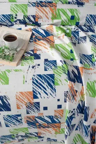 Yade Çift Kişilik Pike Yatak Örtüsü 220x230-gri - MULBERRY (1)