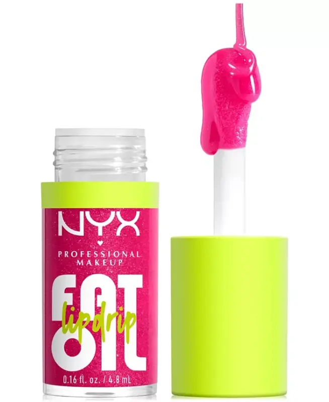 Fat Oil Lip Drip, 0.16 oz.-Supermodel (bright pink) - NYX PROFESSIONAL MAKEUP
