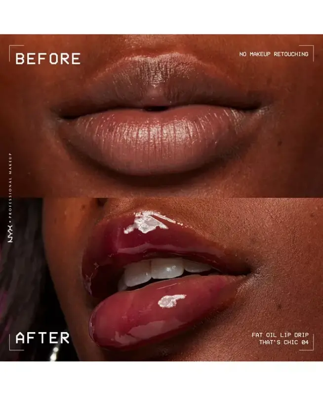 Fat Oil Lip Drip, 0.16 oz.-That's Chic (dark pink) - 4