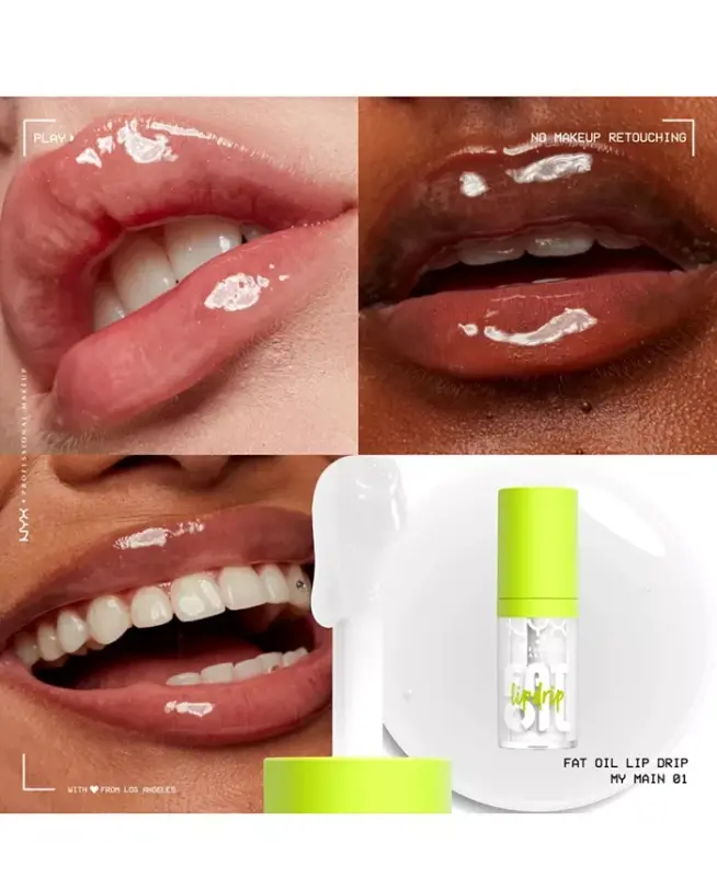 Fat Oil Lip Drip, 0.16 oz.-My Main (clear) - 4