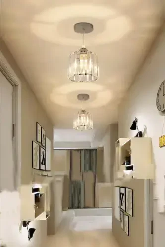 Yag'ochli Y-12 (PLAF.TESİSAT) Kristal Toshli Avize - 3