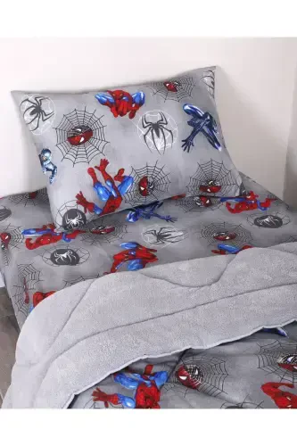 Yagona bolalik yotoqxonasi to'plami - kulrang - 5