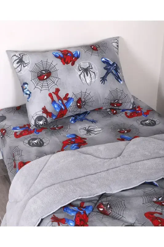 Yagona bolalik yotoqxonasi to'plami - kulrang - 5