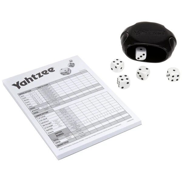 YAHTZEE Classic, Game for Kids Ages 8+, for 2+ Players, Includes Shaker and Dice - YAHTZEE (1)