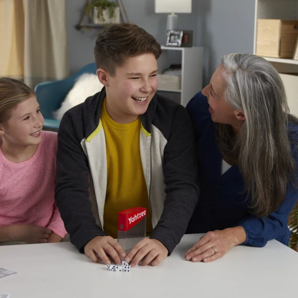 YAHTZEE Classic, Game for Kids Ages 8+, for 2+ Players, Includes Shaker and Dice - 5