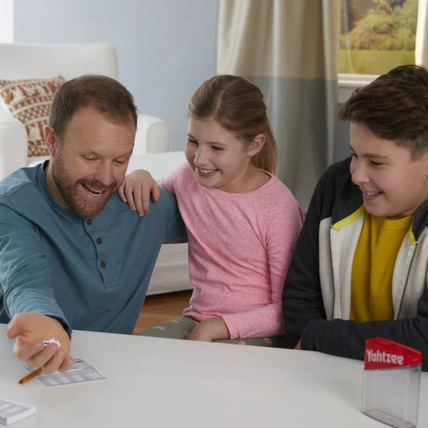 YAHTZEE Classic, Game for Kids Ages 8+, for 2+ Players, Includes Shaker and Dice - 6