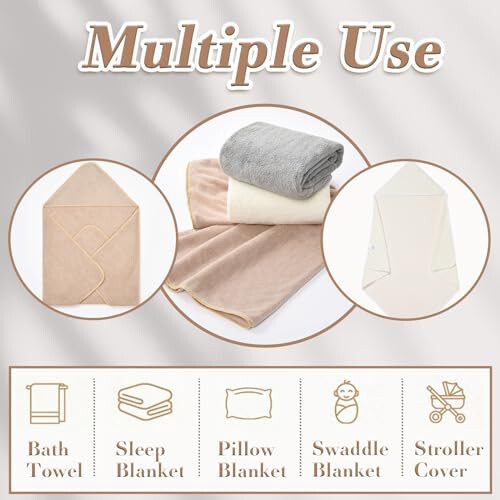 Yaiseiko Kapüşonlu Bebek Banyo Havluları Yeni Doğan İçin 3'lü Paket Kapüşonlu Bebek Havlusu 32 x 32 İnç Unisex Koral Polar Süper Yumuşak Emici Banyo Havlusu Seti Bebekler, Bebekler, Yürümeye Başlayan Çocuklar İçin Hediye, Yeni Doğan Temel Malzeme - 35