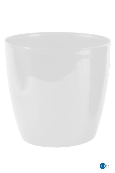 Yakut Flower Pot 22 Liters Cracked White - BLISS (1)