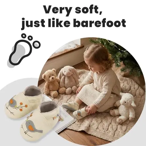YALION Baby Soft Leather Shoes Suede Sole Infant Toddler First Walking Sports Crib Moccasins - 4