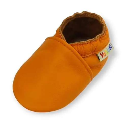 YALION Baby Shoes Boys Girls Soft Soles Slip-Resistant Crib Shoes Toddler Infant Slip On Slippers First Walking Shoes - 1