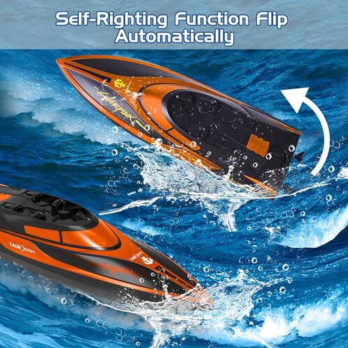 Yamaester RC Boat for Kids Remote Control Boats 2 Pack Toys Waterproof with Rechargable Battery Boat for Pools Lakes Play Gifts Boys Girls Adults - 10