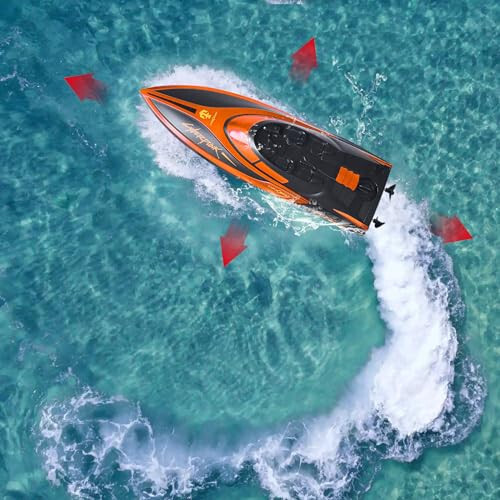 Yamaester RC Boat for Kids Remote Control Boats 2 Pack Toys Waterproof with Rechargable Battery Boat for Pools Lakes Play Gifts Boys Girls Adults - 11