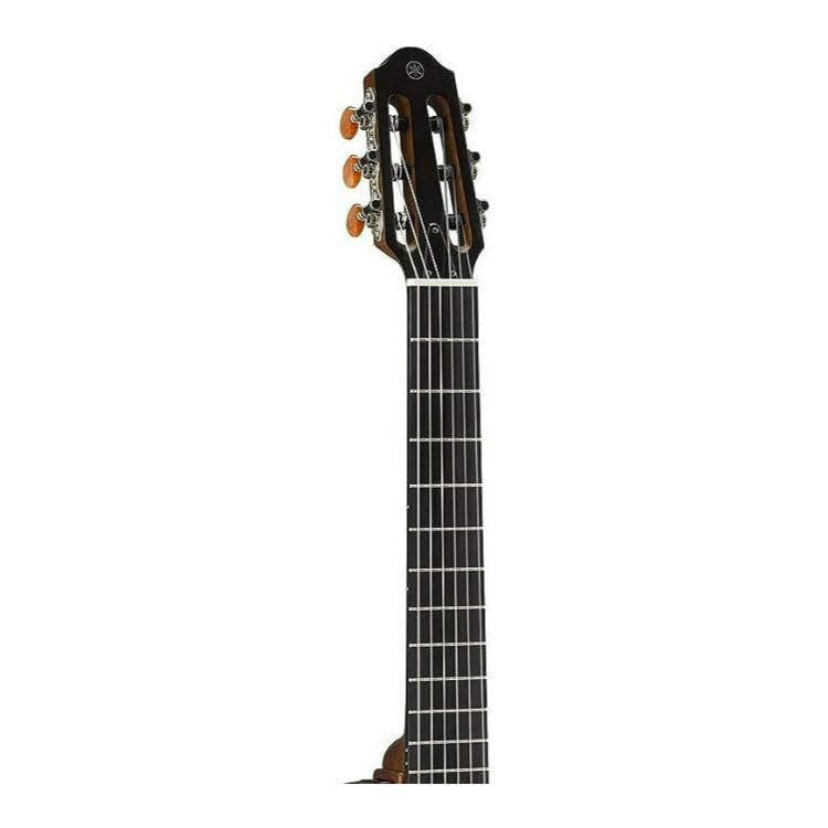 Yamaha SLG200N NT Neylon torli ovozsiz gitara qattiq Gig sumkasi bilan, Tabiiy - 6