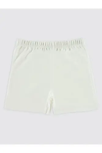 Yandan Dikişli 6-18 Ay Unisex Şort - Ekru12-18 Ay-Ekru 