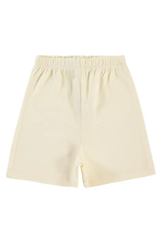 Yandan Dikişli 6-18 Ay Unisex Şort - Ekru12-18 Ay-Ekru - 2