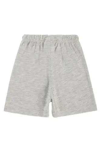 Yandan Dikişli 6-18 Ay Unisex Şort - Gri 12-18 Ay-Karmelanj - CIVIL BABY (1)