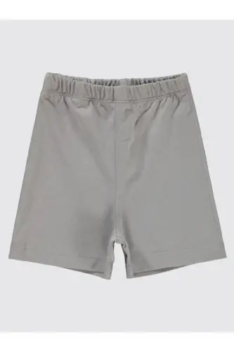 Yandan Dikişli 3-24 Ay Unisex Şort - Gri - Gri - CIVIL BABY (1)