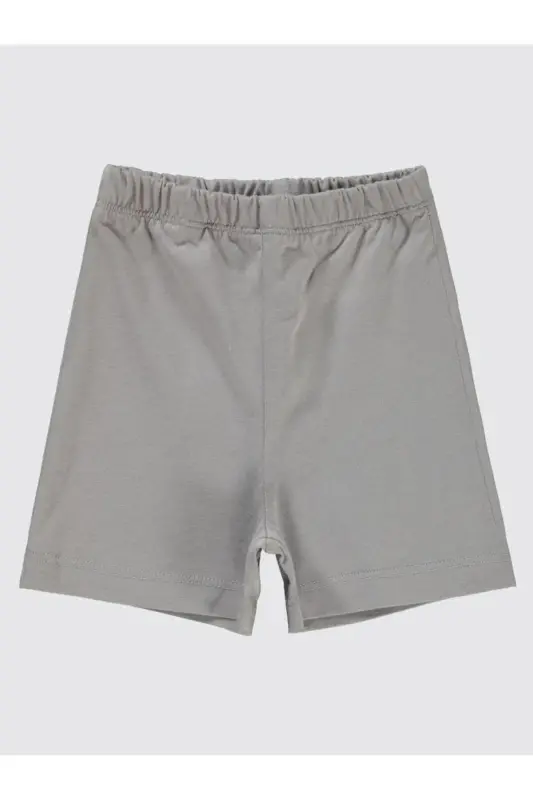 Yandan Dikişli 3-24 Ay Unisex Şort - Gri - Gri - 2