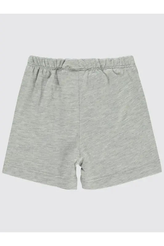 Yandan Dikişli 6-18 Ay Unisex Şort - Gri Standart-Grimelanj - 1