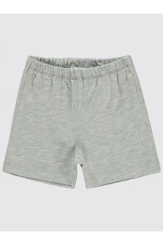 Yandan Dikişli 6-18 Ay Unisex Şort - Gri Standart-Grimelanj - 2