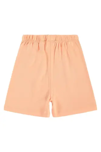 Yandan Dikişli 6-18 Ay Unisex Şort - Pudra 12-18 Ay-Somon - CIVIL BABY (1)