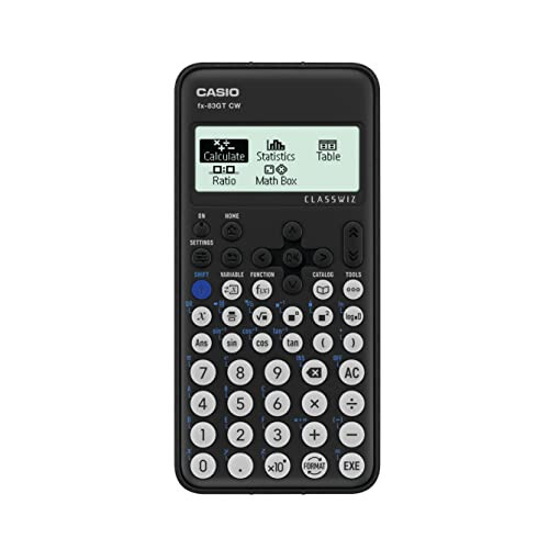 Yangi Casio FX-83GTCW qora rangli ilmiy kalkulyator - Casio