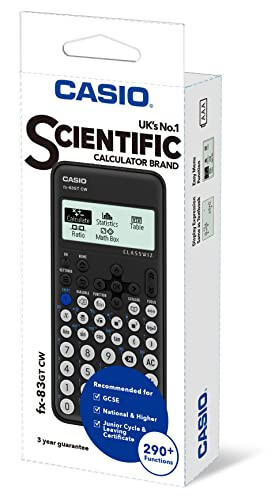 Yangi Casio FX-83GTCW qora rangli ilmiy kalkulyator - 3
