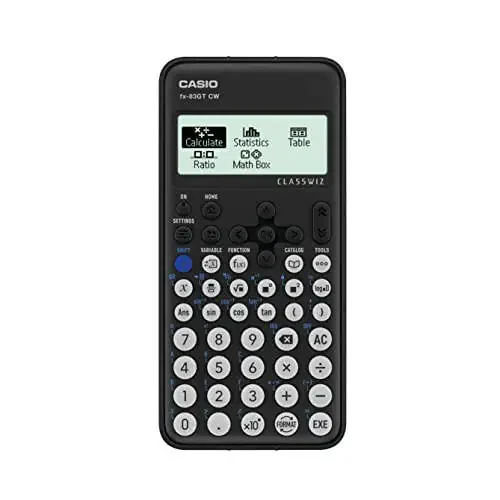 Yangi Casio FX-83GTCW qora rangli ilmiy kalkulyator - 1