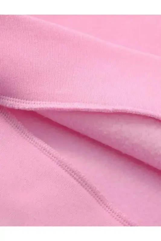 Yangi Mavsum 3 Ip Ichki Shardonli Katta hajmli Upali Bolalar va Ayollar Sviter Ona-Qiz Koleksiyonu-pushti - 5