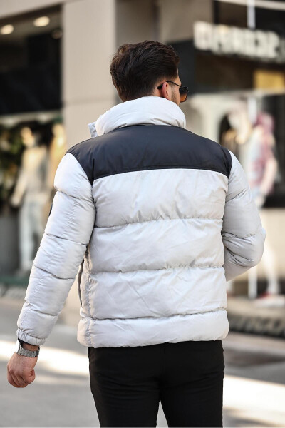 Yangi Mavsum Erkaklar uchun Fleece-Lined Puffer Ko'ylagi - 4