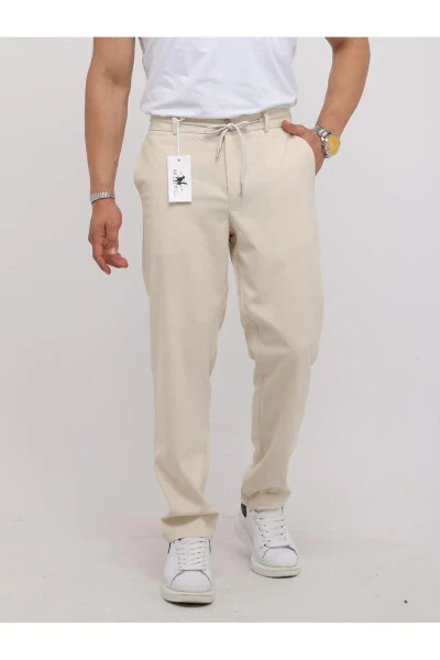 YANGI MAVSUM YARIM ELASTIK JOGGER SHALVAR - 4