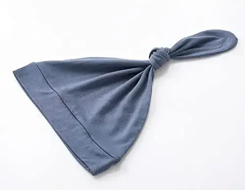 Yangi tug'ilgan chaqaloq o'g'il bolalar qizlar tugunli ko'ylak shapka to'plami yumshoq bambuk viskoza chaqaloq uyqu chaqaloqlar uchun qo'lqopli uyqu ko'ylagi - 5