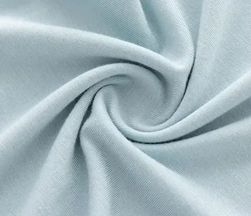 Yangi tug'ilgan chaqaloq o'g'il bolalar qizlar tugunli ko'ylak shapka to'plami Yumshoq bambuk viskozali chaqaloqlar uchun uxlash uchun ko'ylak qo'lqopli chaqaloqlar uchun uyqu ko'ylagi - 7