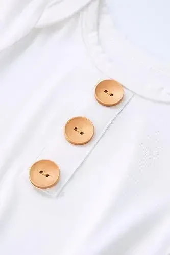 Yangi tug'ilgan chaqaloq o'g'il qizlar tugunli ko'ylak shapka to'plami Yumshoq bambuk viskozali chaqaloq yotadigan joy Mittens bilan chaqaloq uxlash ko'ylagi - 3