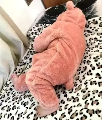 Yangi tug'ilgan chaqaloq romper fleece onesi kombinezoni Toddler issiq kapüşonlu tashqi kiyim Infant uchun - 5