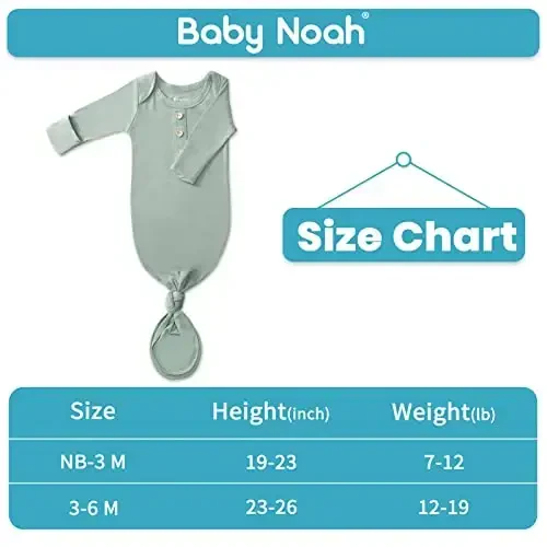 Yangi tug'ilgan chaqaloq tugunli ko'ylagi, o'ta yumshoq ipakdek chaqaloq uyqu kiyimi, qo'lqopli, kamonli, qisqichli va shlyapali chaqaloq qizlar uchun uyqu ko'ylagi - 7