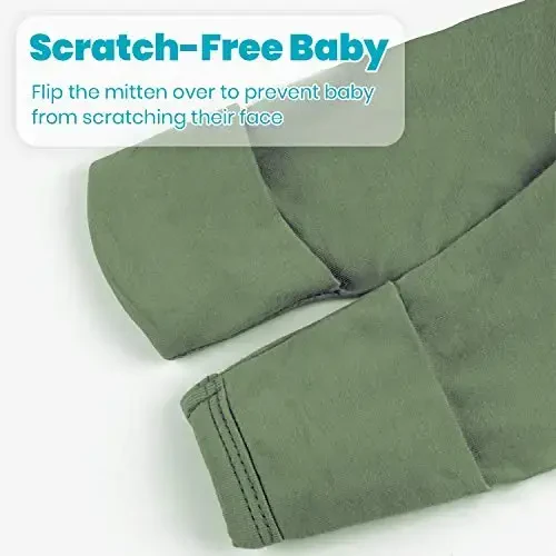 Yangi tug'ilgan chaqaloq tugunli ko'ylak, o'ta yumshoq ipakdek go'dak uxlash kiyimi, qo'lqopli, kamonli va shapkali qizaloq uxlash ko'ylagi to'plami - 5