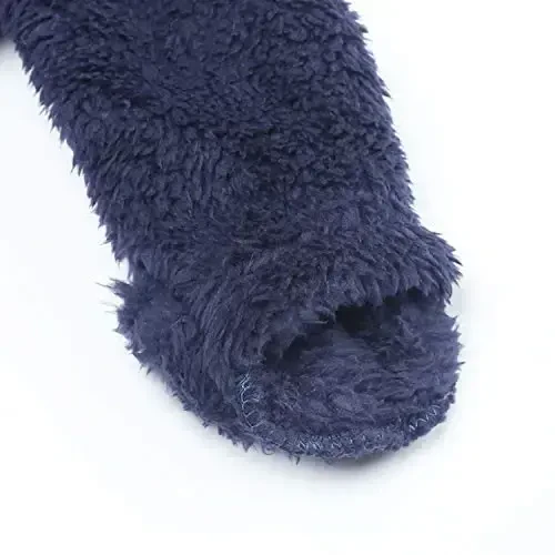 Yangi tug'ilgan chaqaloq uchun kapşonlu fleysli rompers, uzun yengli, tashqi kiyim komplekti - 5