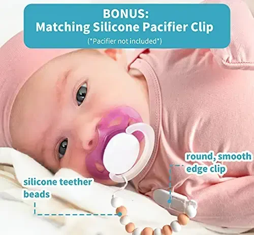 Yangi tug'ilgan chaqaloq uchun tugunli ko'ylak, qo'lqopli va shlyapali va bantli super yumshoq ipakdek uzun yengli uyqu to'plami (juda uzun) - 6