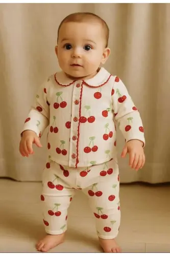 Yenidoğan Organik Pamuk 2’li Kız Erkek Bebek Takım - ANNE DOKUNUŞU GIBI KUZUM BEBE (1)