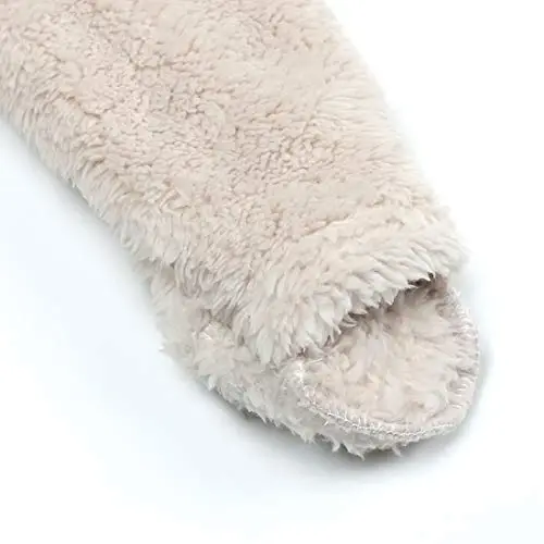 Yangi tug'ilgan chaqaloqlar uchun qor kostyumi, junli astarli kombinezonlar, chaqaloqlar uchun iliq kapüşonlu romper - 5