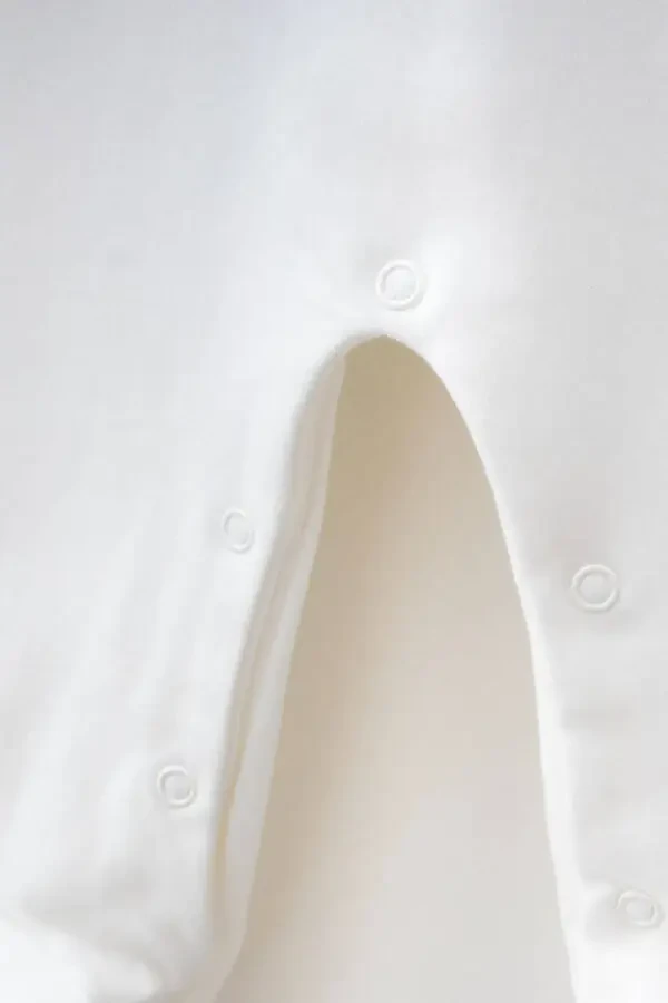 Yangi tug'ilgan qiz chaqaloq uchun kombinezon, shlyapa va qo'lqopli paxta kasalxona chiqish to'plami sovg'a sifatida. - 5