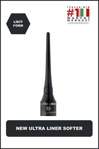 Yangi Ultra Liner Yumshoq Qora Eyeliner - 8009518141580 - 1