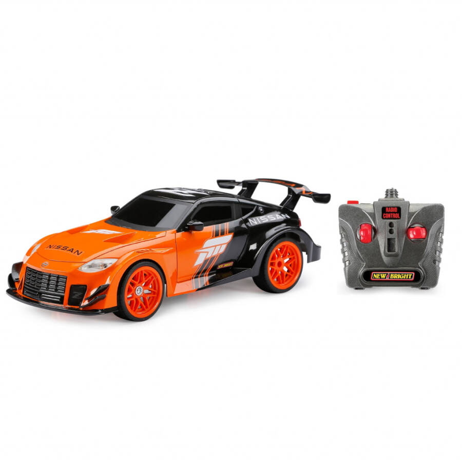 Yangi Yorqin (1:16) Forza Nissan Z Batareya Masofadan boshqariladigan Sport Avtomobili, Toʻq sariq 942U-5 Bolalar - 7