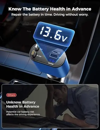 【Yangilangan】 SUPERONE tortib olinadigan avtomobil zaryadlovchisi 4 tasi 1 da, 2,6 fut simli tez avtomobil telefon zaryadlovchisi, USB C va Apple avtomobil zaryadlovchisi adapteri, iPhone 17/16/15/15 Pro Max/14/13/12/11, Galaxy, Pixel bilan mos keladi - 5